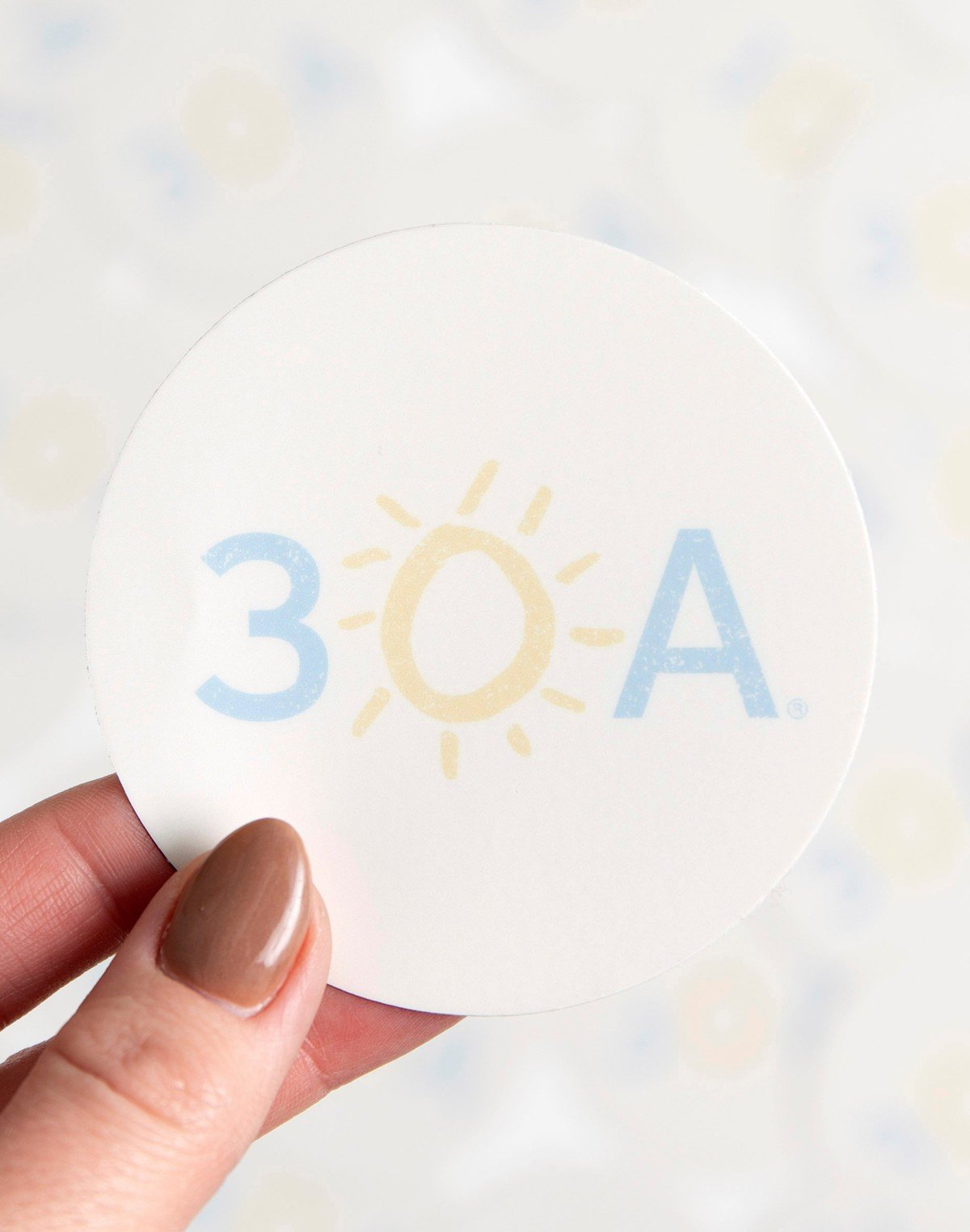 30A® Tonal Decal Sticker - Cream item
