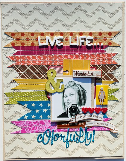Live Life Colorfully - American Crafts