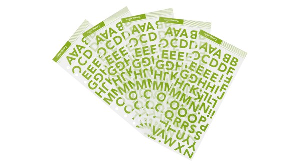 Color Theory Bulk Clear Alpha Stickers - Yes Peas gallery
