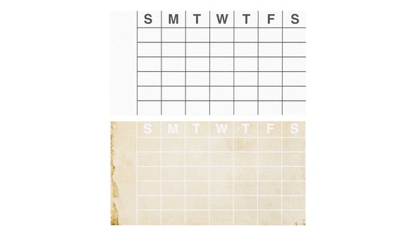 Calendar Notepad - 2×3.75 White & Aged gallery