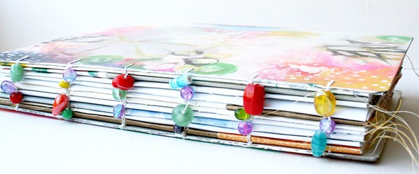 Coptic Bound Art journal  by soapHOUSEmama gallery