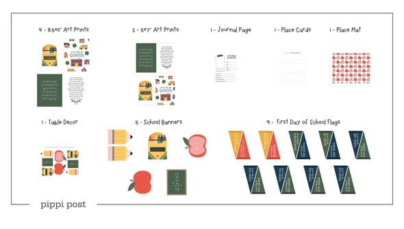Back To School Digital - Homeschool Printable Pack gallery