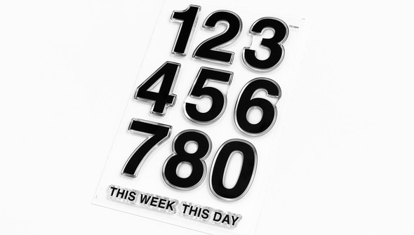 This Week In Numbers 4x6 Stamp Set  gallery