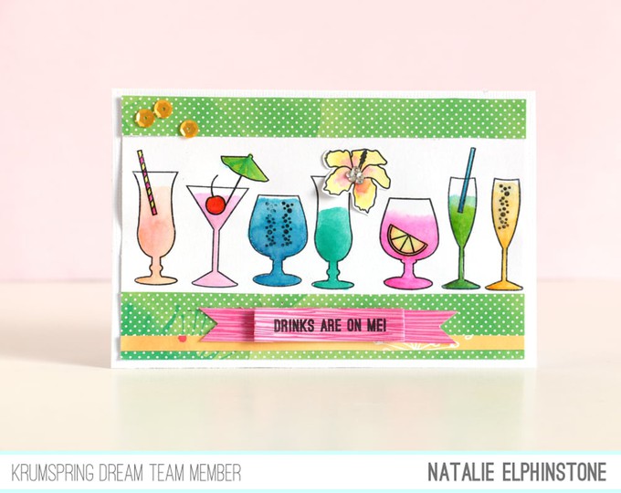 Drinks card by natalie elphinstone original