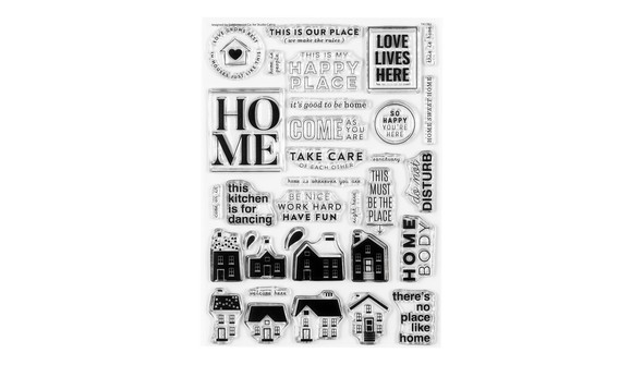 Stamp Set : 6×8 Love Lives Here by Goldenwood Co gallery