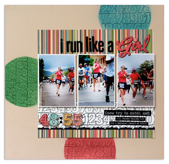 i run like a girl  •  Scrapbook Trends Stamping 2012 by bluestardesign gallery