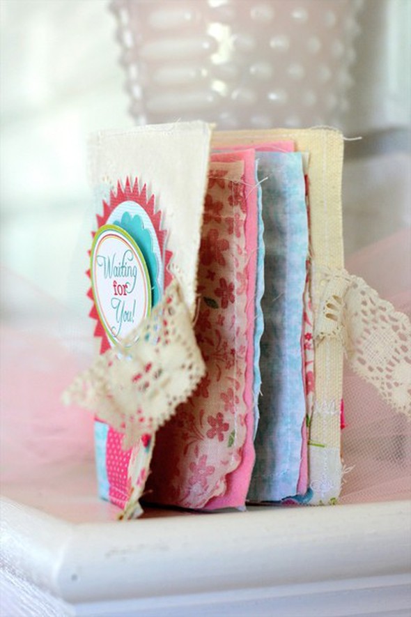 Waiting For You-Fabric Mini Album by shabbychiccrafts gallery
