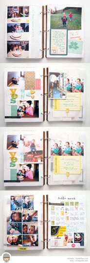 Mar 2015 Project Life Memory Book Pages