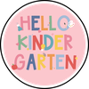 Hello Kindergarten - Callie Tee - Blush