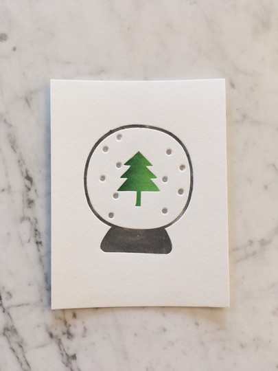 Letterpress Christmas cards