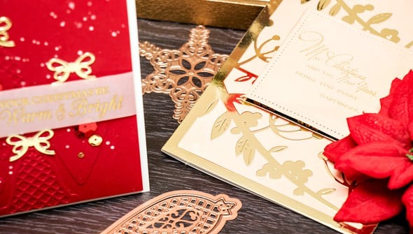 Holiday Cards | Die Cutting gallery