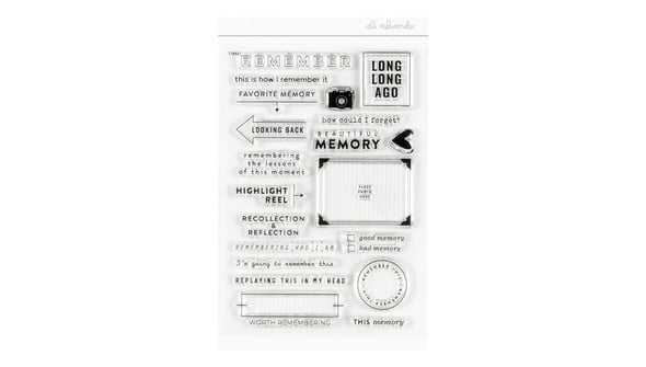 Remember 4x6 Stamp Set gallery
