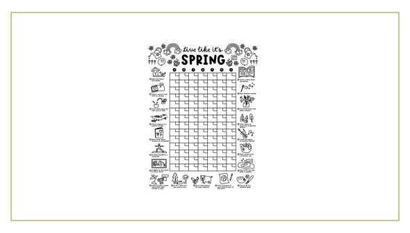 Spring Printable Calendar Poster gallery