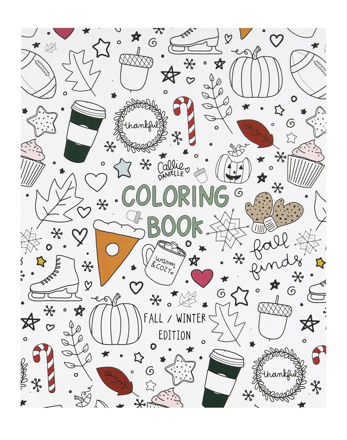 Fall & Holiday Coloring Book item