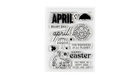 Stamp Set : 3x4 April Monthly Series by In a Creative Bubble gallery