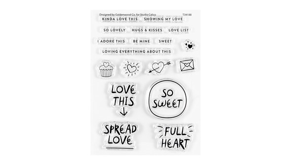 Stamp Set : 3x4 Calendar - Love by Goldenwood Co gallery