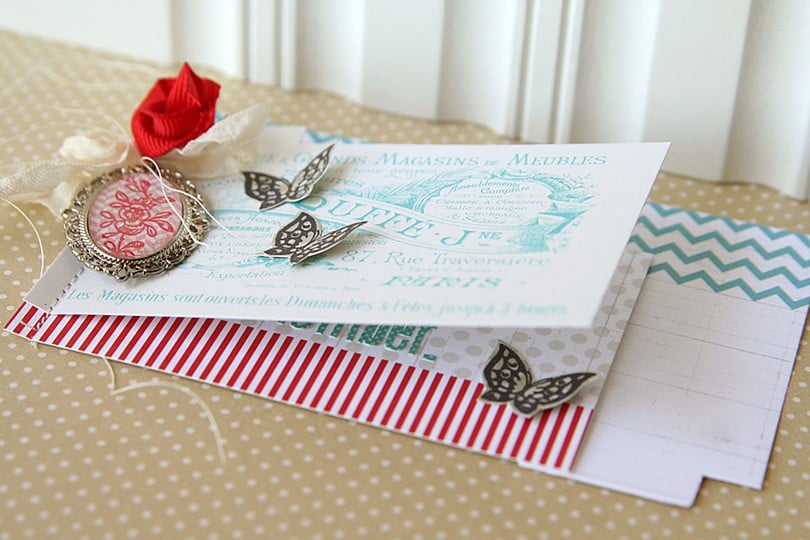 Index cards made into greeting cards