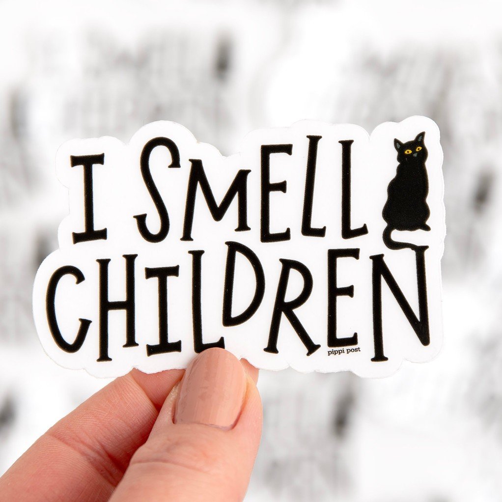 I Smell Children Clear Decal Sticker item