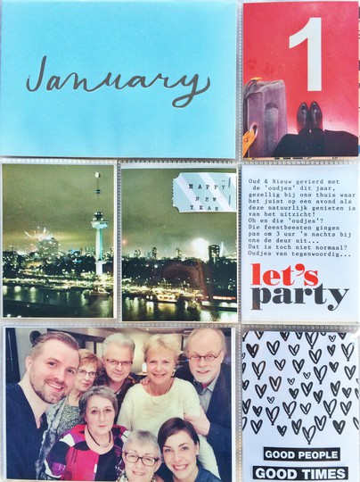 Project Life - January 2016 - Spread 1
