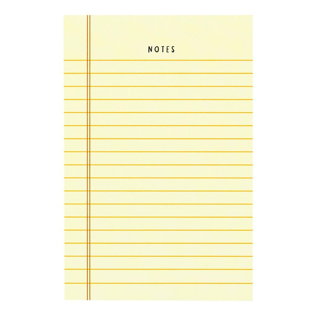 Yellow Notes Notepad item