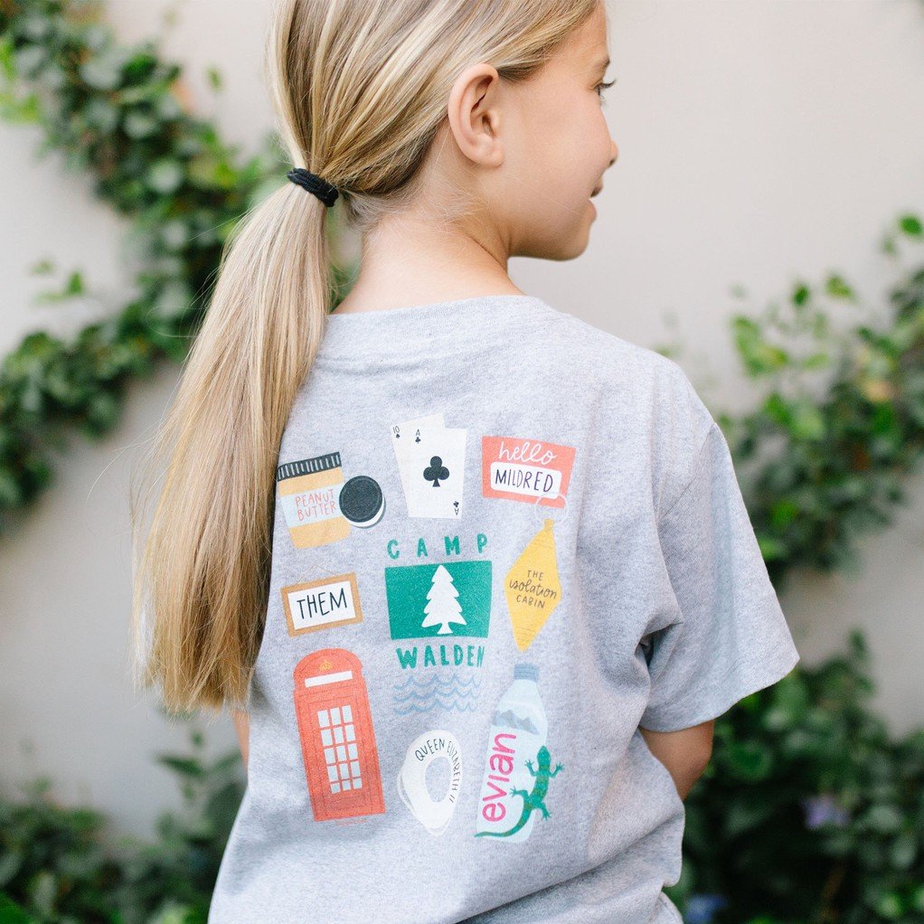 Camp Walden - Youth Pippi Tee - Ash item
