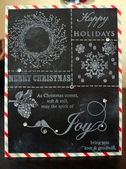Chalkboard Christmas Card