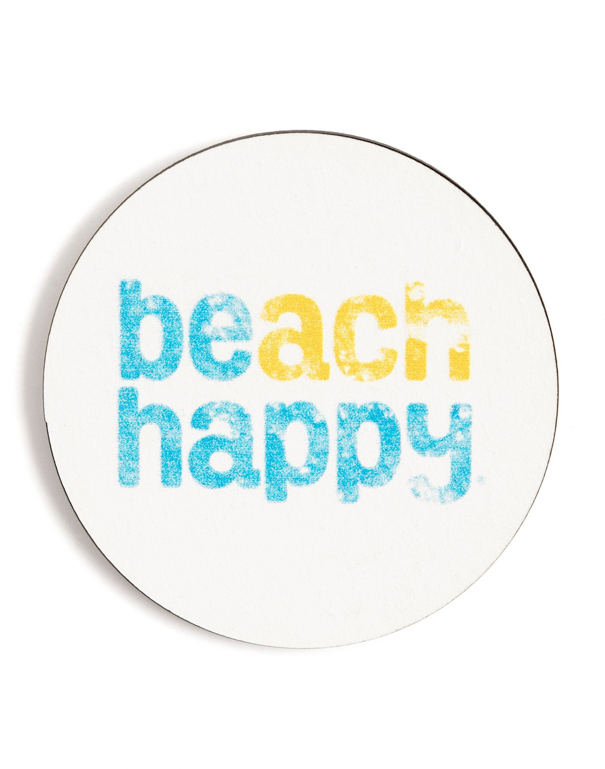 Beach Happy® Wooden Magnet - White item