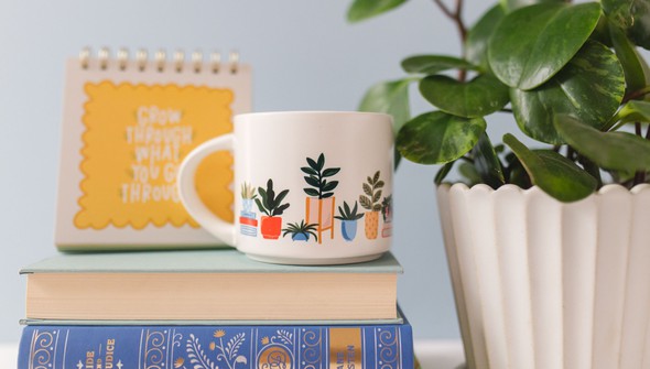Potted Plants Large Ceramic Mug  gallery