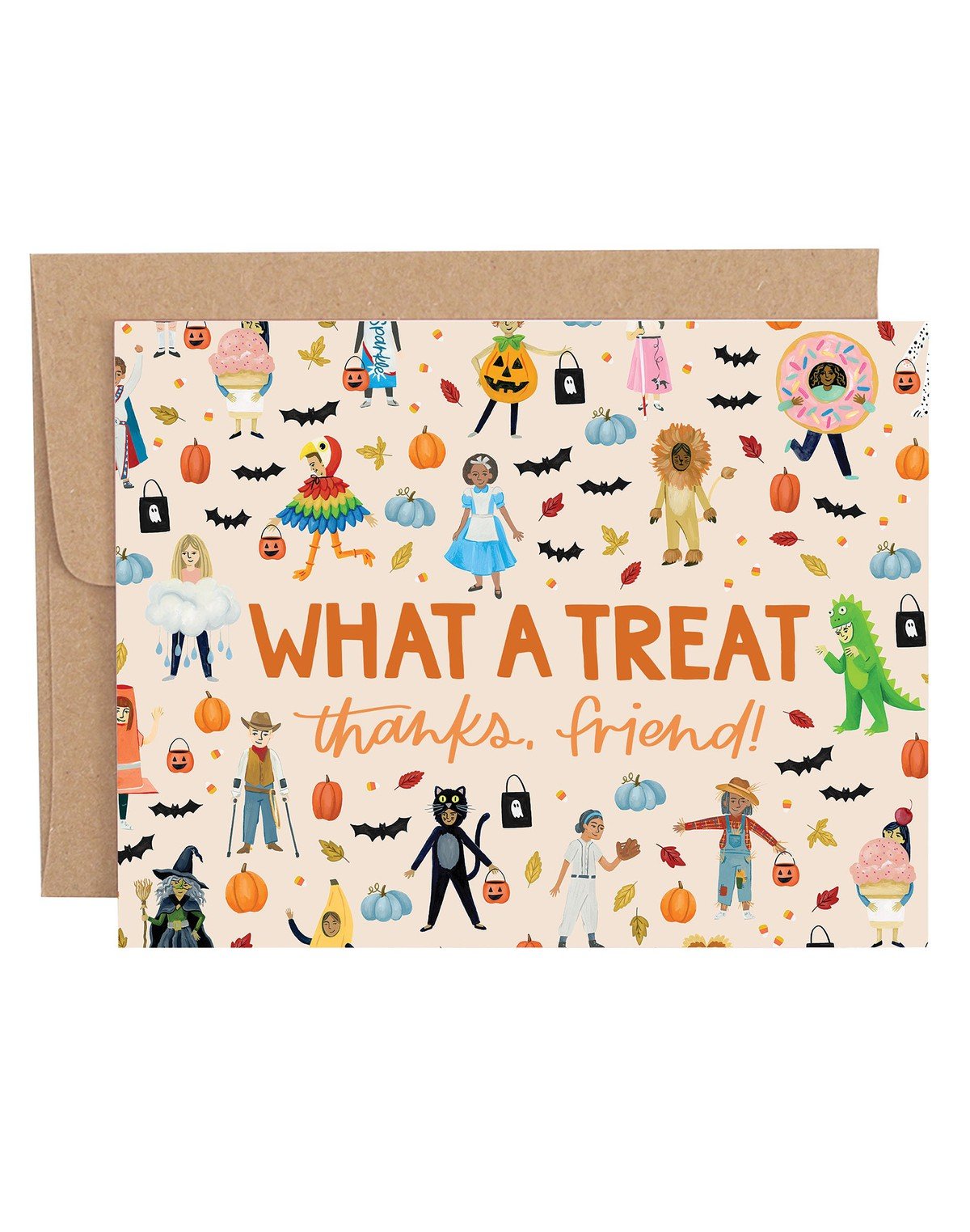 What A Treat Halloween Greeting Card item