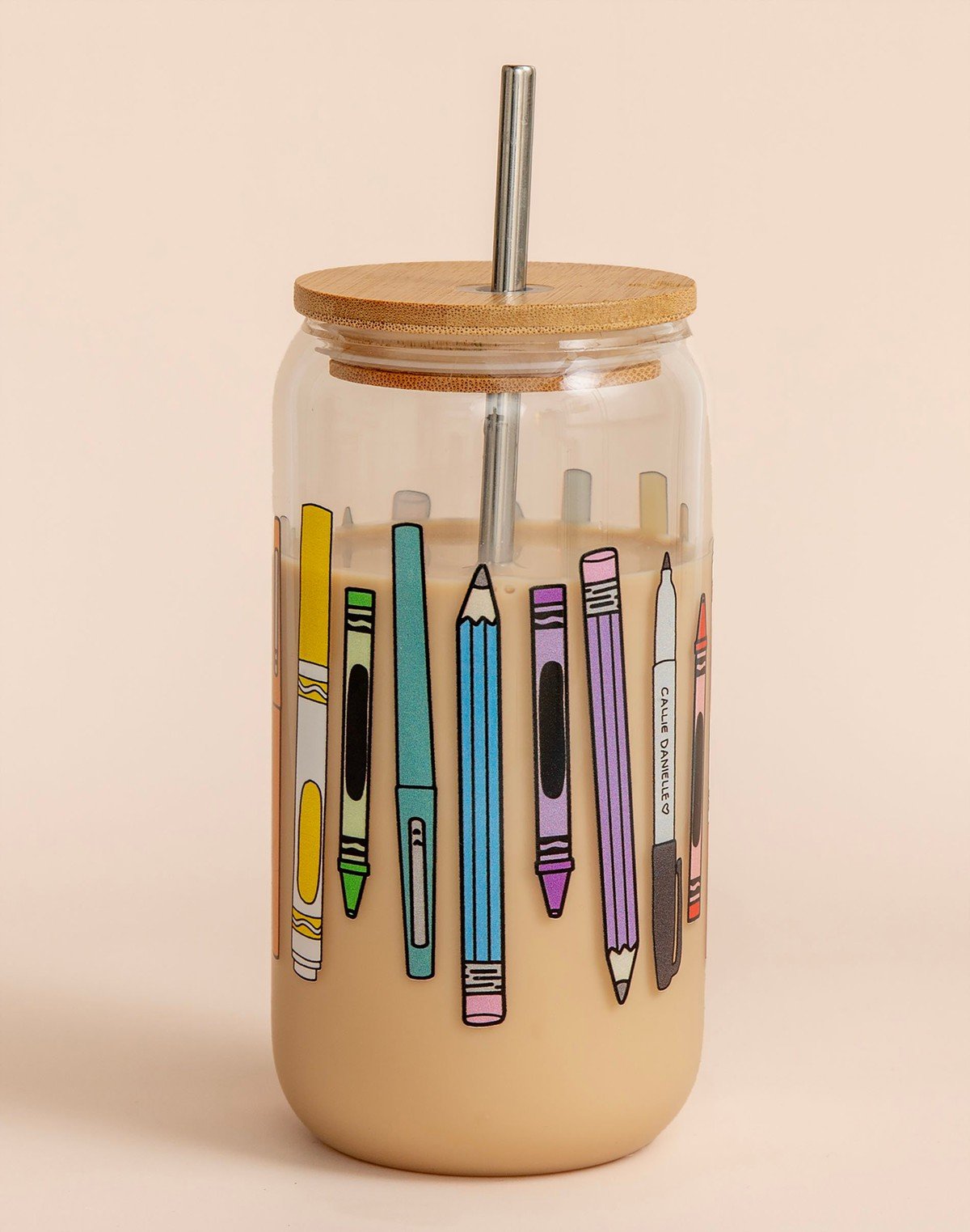 Writing Utensils Glass Can item