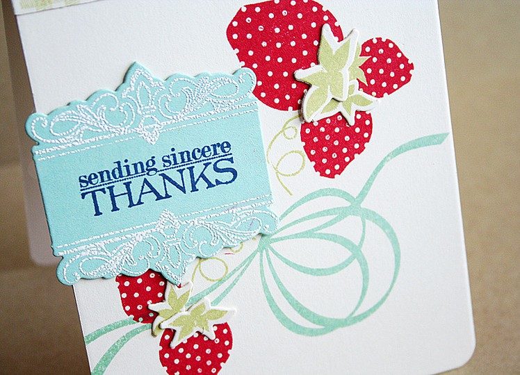 Sending Sincere Thanks card
