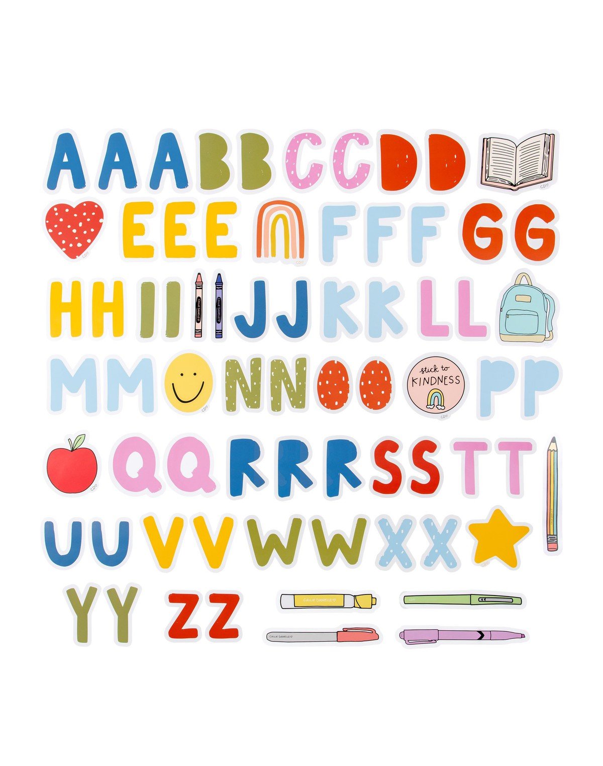 Alphabet & Icons Bulletin Board Kit item