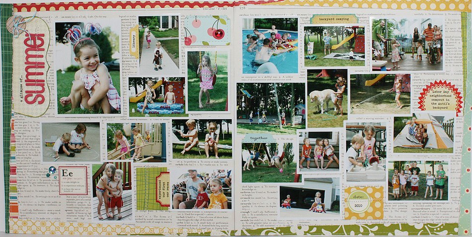 a glimse of Summer *As seen in Creating Keepsakes Tips & Tricks Summer 2011*