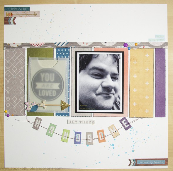Hey There Handsome layout in Stitch It gallery