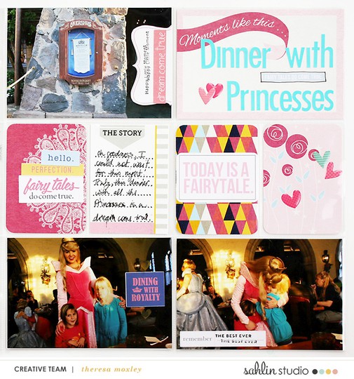 Disney Project Life Album | Princess Dinner at Akershus