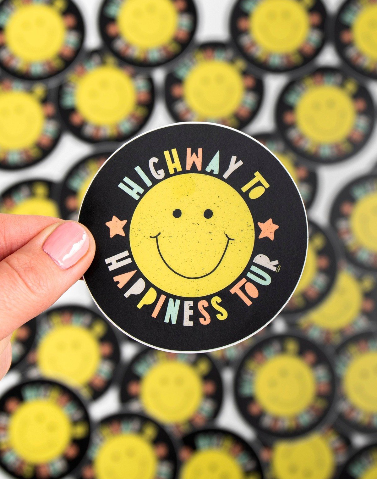 Highway to Happiness Decal Sticker item