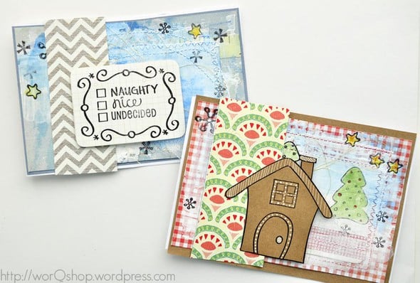 mixed media cards by worQshop gallery