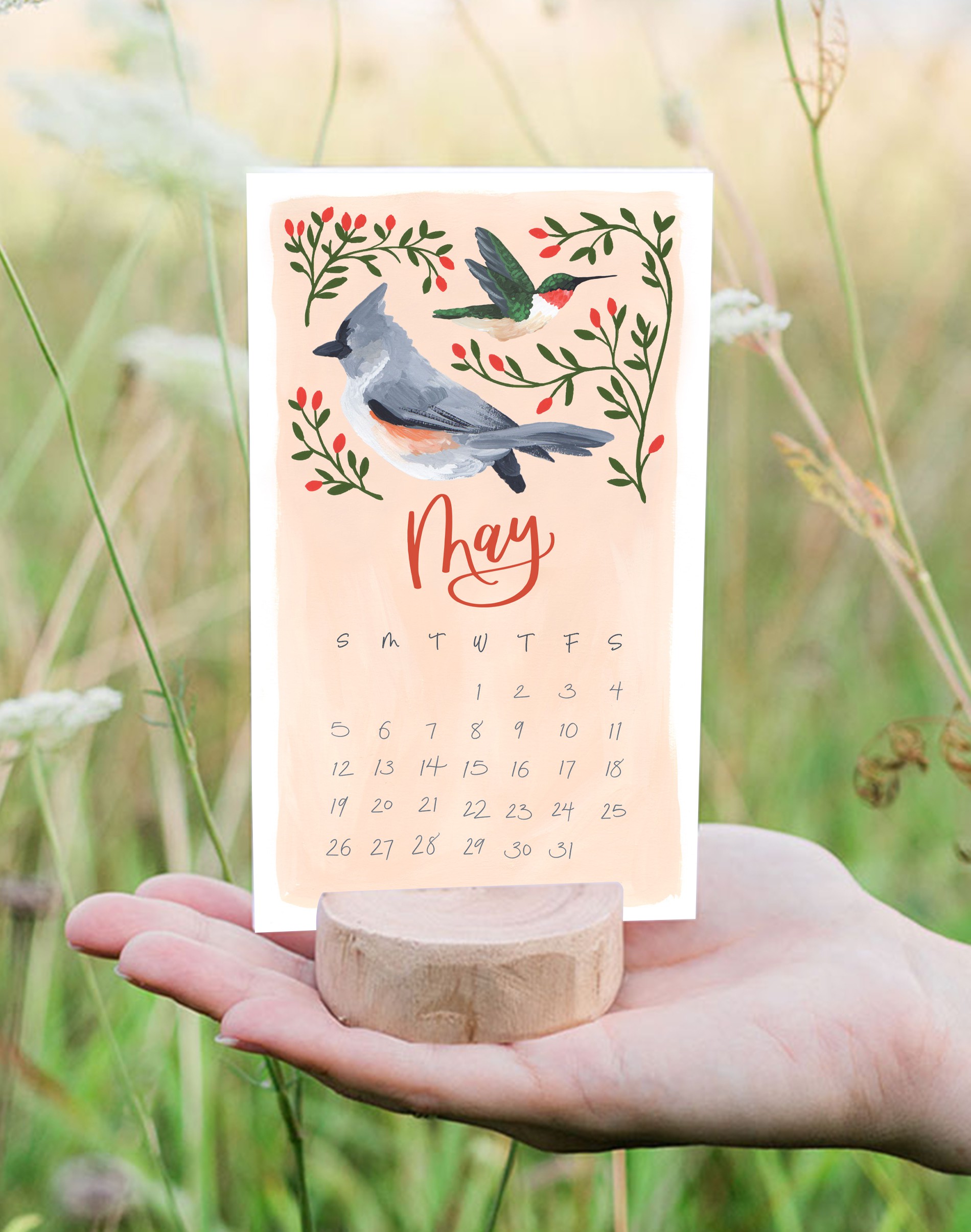 2024 Stump Calendar Feathered Friends Birds 1canoe2
