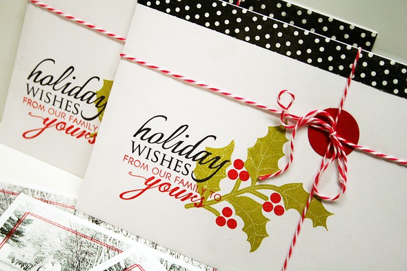 Holiday photo cards with stamped envelopes by Dani gallery