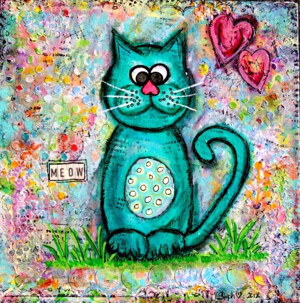 Cat Canvas by bronte10 gallery