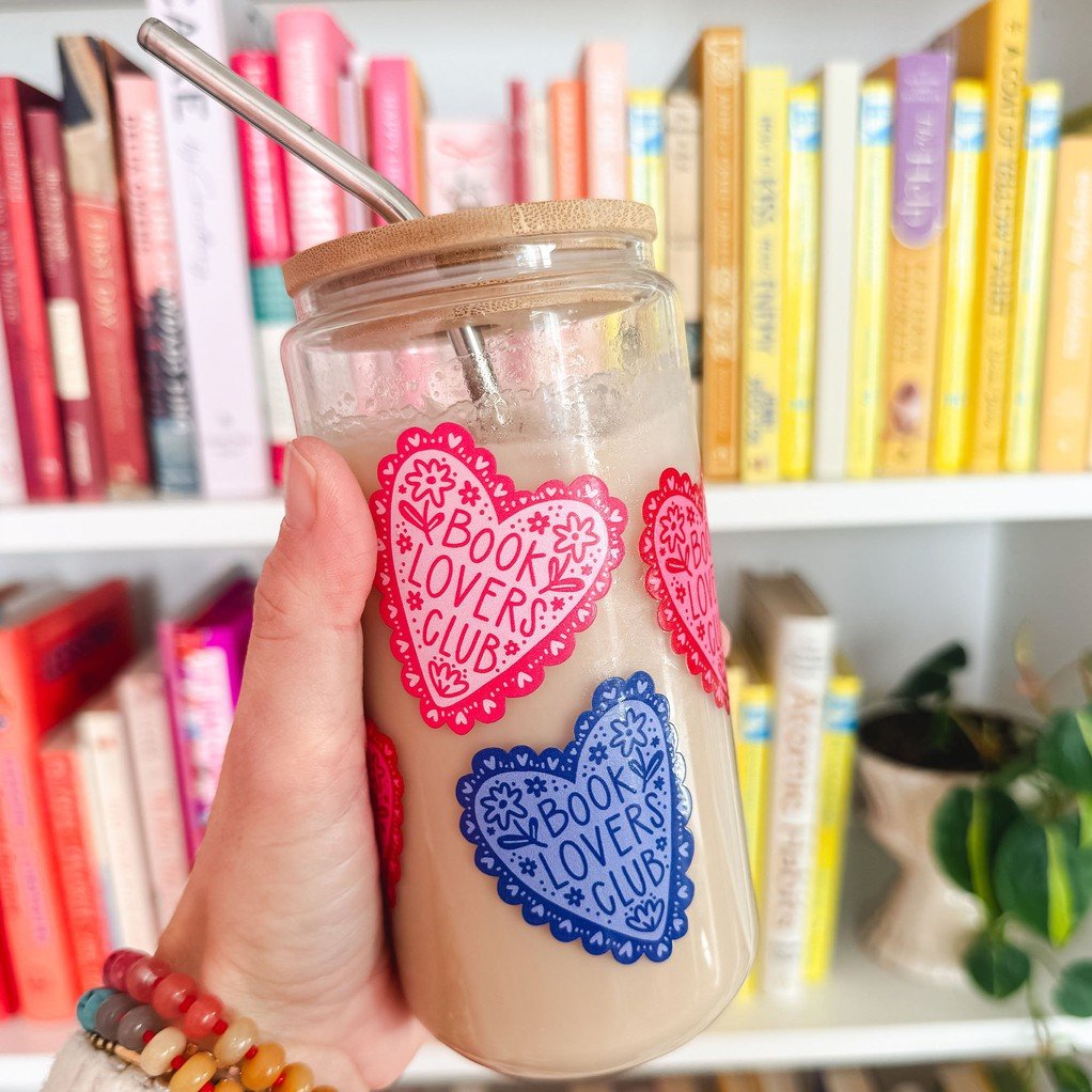 Book Lovers Club Glass Can item