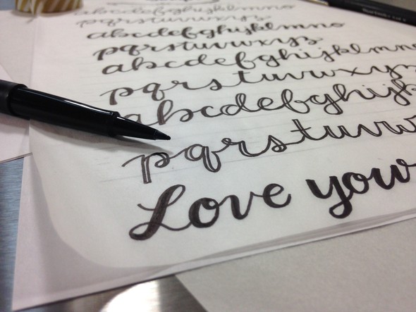 Assignment 3 Love Your Lettering - Script by cecily_moore gallery
