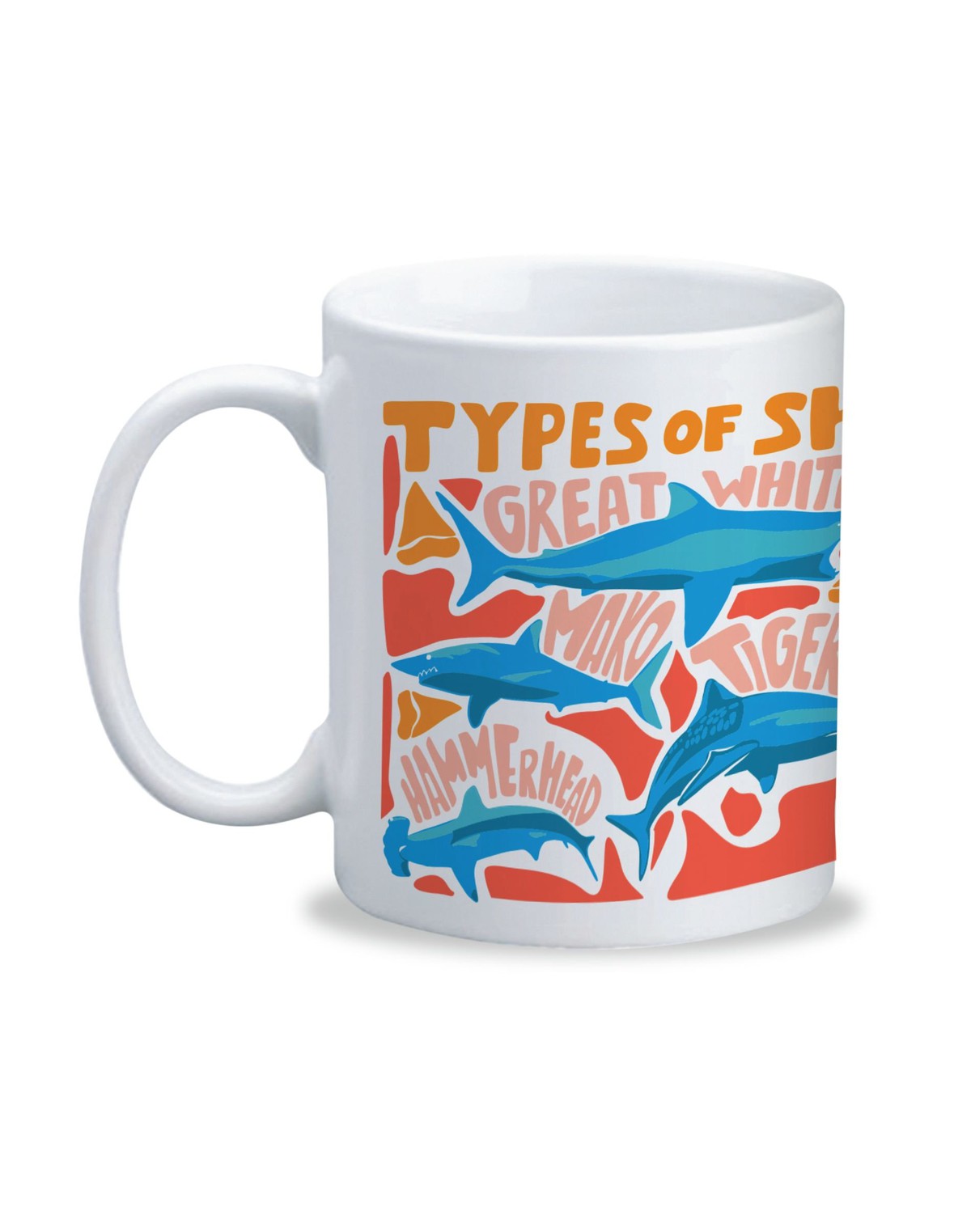 Types of Sharks Coffee Mug item