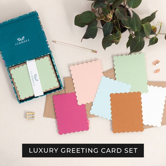 Luxury greeting card set mobile