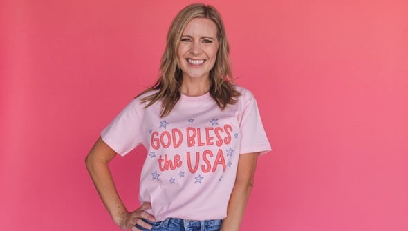 God Bless The USA Tee - Blossom gallery