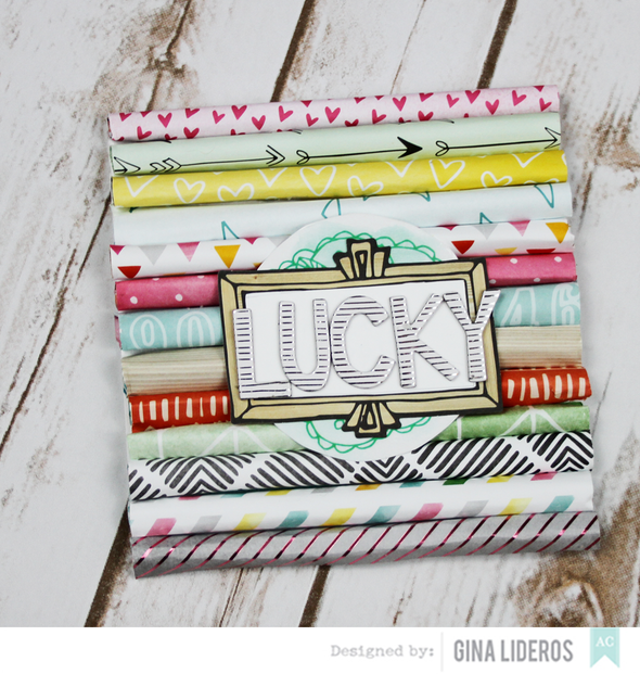 Lucky rolled paper card by myfrogprince gallery