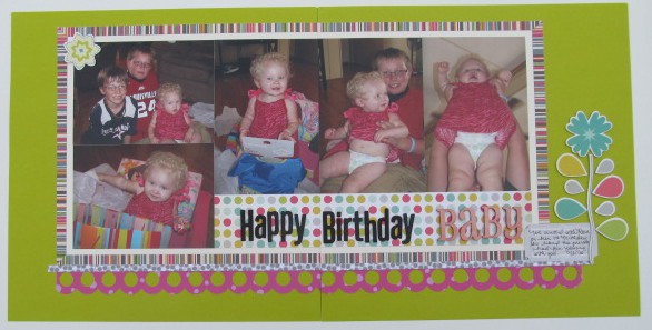Happy Birthday Baby (2 page layout)