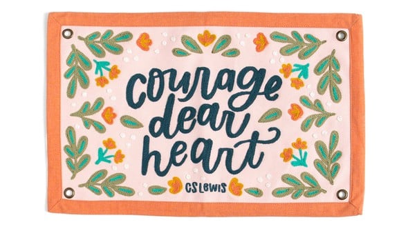 Courage Dear Heart Canvas Banner gallery