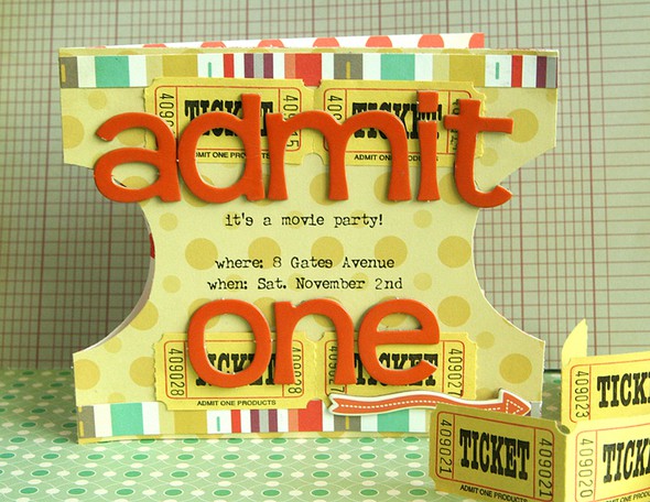Admit One card by Dani gallery