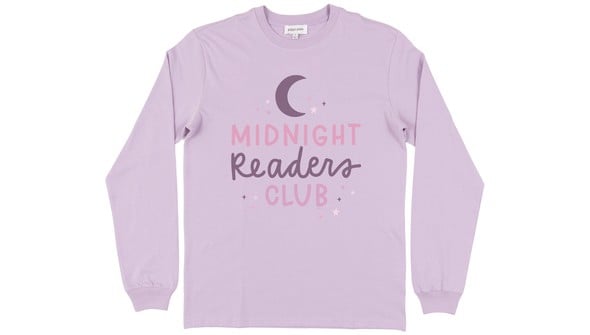 Midnight Readers Club - Pippi Long-Sleeve Tee - Lilac gallery